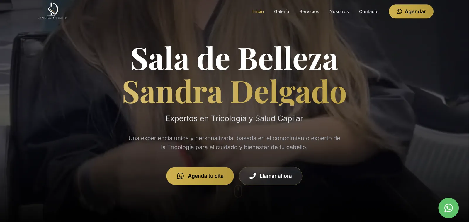 Sandra Delgado — Sala de Belleza & Salud Capilar